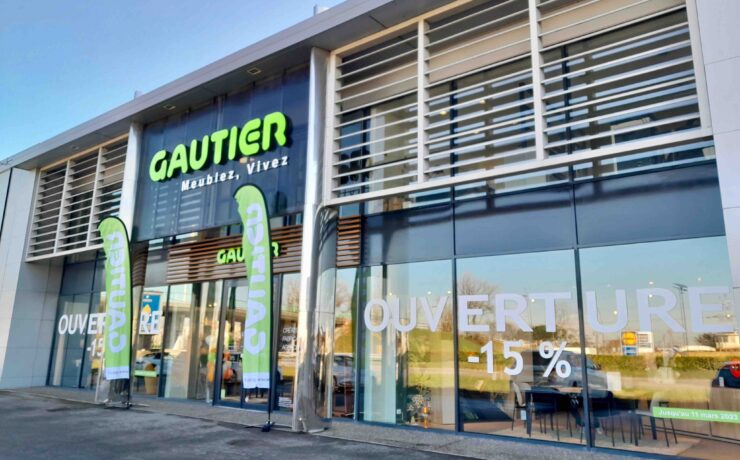 Après avoir jeté leur dévolu sur l’enseigne vendéenne, les deux associés à la tête de cette nouvelle unité franchisée (Grégory Tauby et Mathieu Lastere), ont pu rencontrer les équipes Gautier en septembre dernier et, à peine six mois plus tard, le magasin ouvrait ses portes !