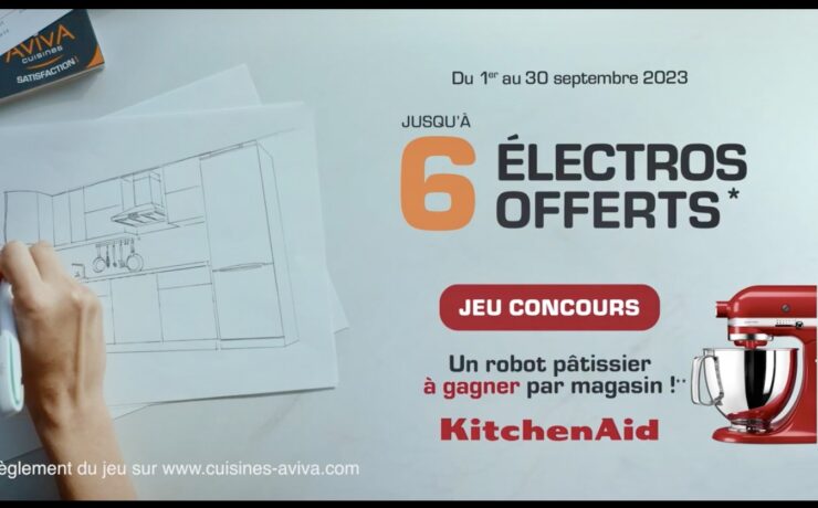 Réalisées pour “l’Aviversaire” de la bannière cuisiniste, de nombreuses activations multi-canaux sont prévues tout au long du mois, à la fois au niveau national et local. Cette campagne est à retrouver en télévision, en relais digitaux, sur les réseaux sociaux, newsletters, radios, ainsi qu'en magasin.