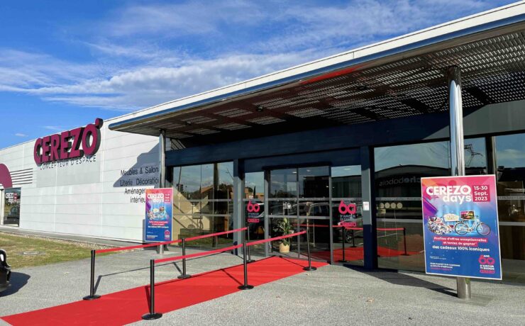 Guillaume Abadie, neveu d’Anne-Marie Bleuzet, qui a succédé à sa tante à la tête des Meubles Cerezo, souhaite poursuivre l'aventure familiale le plus longtemps possible et rester une référence parmi les magasins généralistes haut de gamme.