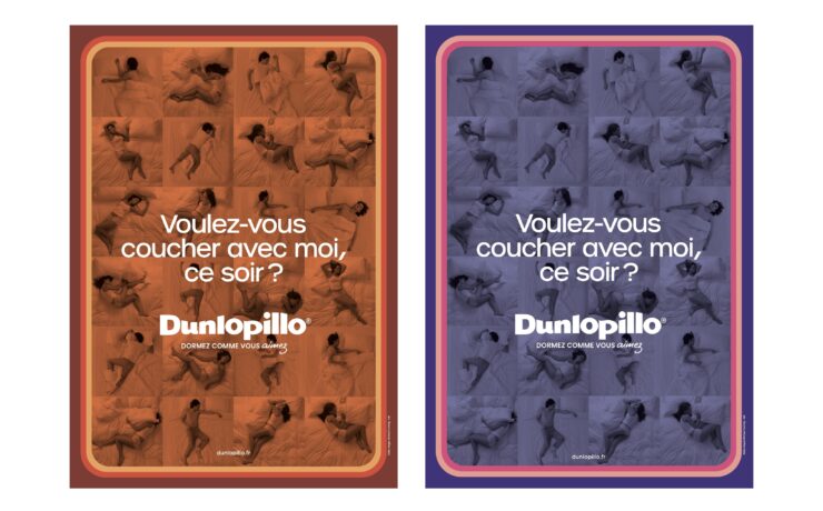 On retrouvera les affiches de la nouvelle campagne Dunlopillo dans les couloirs du métro parisien, du 15 au 21 novembre prochain, à l’occasion de la tenue du salon EspritMeuble, le rendez-vous des professionnels de l’ameublement, qui ouvre les portes de sa 11e édition, au pavillon 1 du parc des expositions de la porte de Versailles, à Paris (15e), du 18 au 21 novembre prochain.