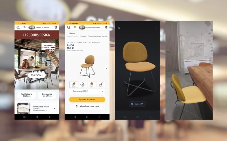 Ce nouvel outil immersif, basé sur la technologie de la réalité augmentée, fonctionne actuellement sur les chaises, fauteuils, bibliothèques, ainsi que sur une sélection de tables, proposés à la vente par l’enseigne de meubles néerlandaise. Mais l’ambition de la marque est de développer cette technologie sur tous les produits qu’elle commercialise.