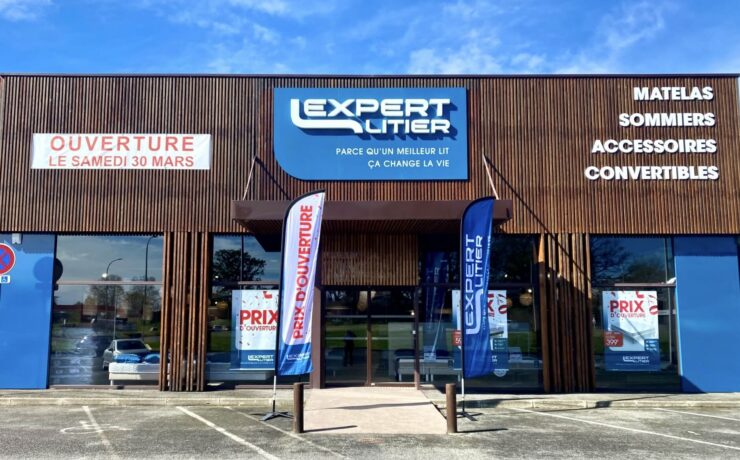 Ce point de vente flambant neuf, qui bénéficie d’une surface commerciale de 230 m2, est porté par la famille Magris, adhérente de l’UCEM depuis de nombreuses années et propriétaire du magasin Meublena situé à proximité. Cinq autres Expert Litier sont d’ores et déjà programmés au cours des prochains mois.