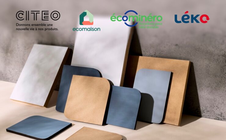 Les éco-organismes Ecomaison, Ecominéro, Citeo et Léko, fédèrent les acteurs de la céramique, pour expérimenter des solutions de réemploi et collecte en vue du recyclage du matériau céramique. L’ambition majeure des travaux d’ores et déjà en cours, consiste à transformer les déchets céramiques en ressources à forte valeur ajoutée et à diversifier les usages de la céramique recyclée, tels que la transformation en poudres à forte charge minérale.