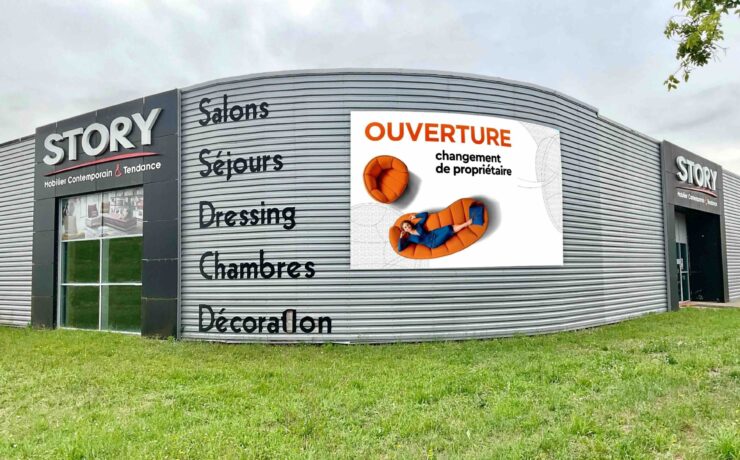 Implanté dans la zone commerciale d'Angoulins-sur-Mer, au sud de La Rochelle (17), ce magasin, d’une surface de 900 m2, devenu une référence locale en matière d’ameublement, est prêt à redémarrer, avec une équipe renforcée et des ambitions renouvelées. À l’initiative de cette reprise : Alexandre Audureau, déjà bien établi dans la zone avec son premier magasin, “Mobléa”.