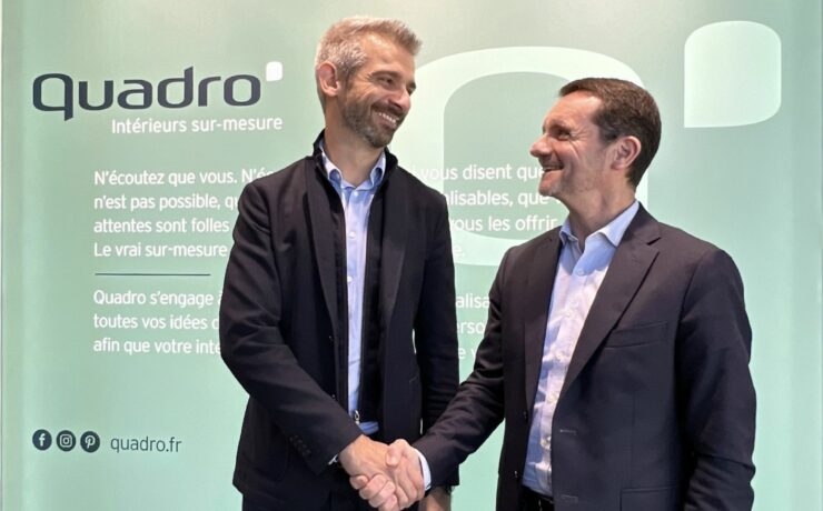Laurent Raymond, directeur général de l'enseigne “Quadro - Intérieurs sur-mesure” depuis 2018, a choisi de passer le flambeau à Slav Savov, directeur du développement depuis janvier 2020. La mission du nouveau directeur de l'enseigne : assurer la continuité auprès des partenaires, poursuivre la structuration de l'enseigne, avec un objectif de 100 magasins pour 2026 et le cap des 150 showrooms rapidement. Laurent Raymond rejoint quant à lui l’enseigne cuisiniste Mobalpa (groupe Fournier) en tant que directeur d’enseigne.