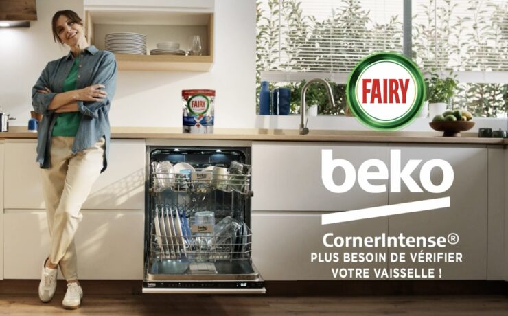 Avec cette campagne de communication de grande envergure, fondée sur une collaboration stratégique entre le fabricant d’électroménager et la marque de détergents Fairy, Beko veut réaffirmer sa position d’acteur incontournable du marché. La marque entend aussi (voire surtout) soutenir ses ventes de lave-vaisselle, grâce à une stratégie de communication largement multicanale.