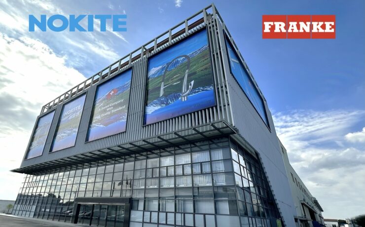 Le groupe Franke a fait l’acquisition de Nokite, fabricant chinois de robinetteries et d’accessoires en acier inoxydable pour les cuisines domestiques. Intégrée à la division Franke Home Solutions, l’entreprise apportera sa capacité d’innovation et son expertise technique dans le domaine des robinetteries, non seulement pour soutenir la stratégie de Franke en matière de solutions de cuisine intelligentes, mais aussi afin de renforcer sa position sur le marché du traitement de l’eau.