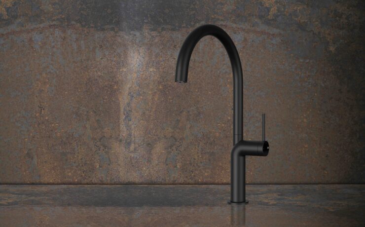 Chaque courbe et chaque détail de la collection de robinets “Stelo” ont été soigneusement conçus. Objectif : optimiser l’ergonomie et la fonctionnalité de cet élément central du point d’eau. Au-delà des finitions chromées traditionnelles, Gessi a doté cette nouvelle ligne d’une palette exclusive de couleurs pastel (rose mat, blanc mat et agave mat), offrant une dimension nouvelle à la personnalisation de la cuisine.