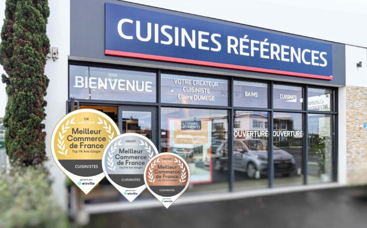Le prix “Meilleur Commerce de France” se divise en plusieurs catégories, dont celle des “Cuisinistes”. Cette édition 2025-2026 s’appuyait sur l’analyse des avis Google collectés entre le 1er mai 2022 et le 30 avril 2024, témoignant ainsi de l’expérience vécue par les clients dans chaque point de vente. Dans sa catégorie, la bannière développée par le groupe FBD est l’enseigne comptant le plus grand nombre de magasins primés, avec quatre médailles d’or, quatorze médailles d’argent et treize médailles de bronze !