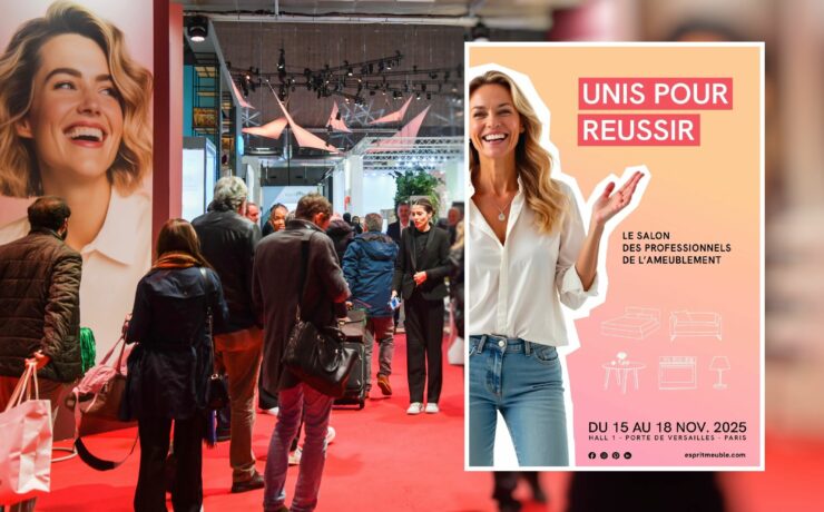 En 2025 (15-18 novembre prochain), dans le contexte économique que l’on sait, les organisateurs d’EspritMeuble veulent proposer plus qu’un salon. Cette 13e édition du rendez-vous des professionnels de l’ameublement veut être un point de ralliement incontournable pour un secteur en transformation, un espace d’inspirations pour toute la filière et une plate-forme pourvoyeuse de solutions concrètes pour l’avenir. Sa thématique – “Unis pour Réussir” – n’est pas seulement un slogan : c’est la promesse d’un rendez-vous tourné vers l’action, la qualité et la croissance du business.
